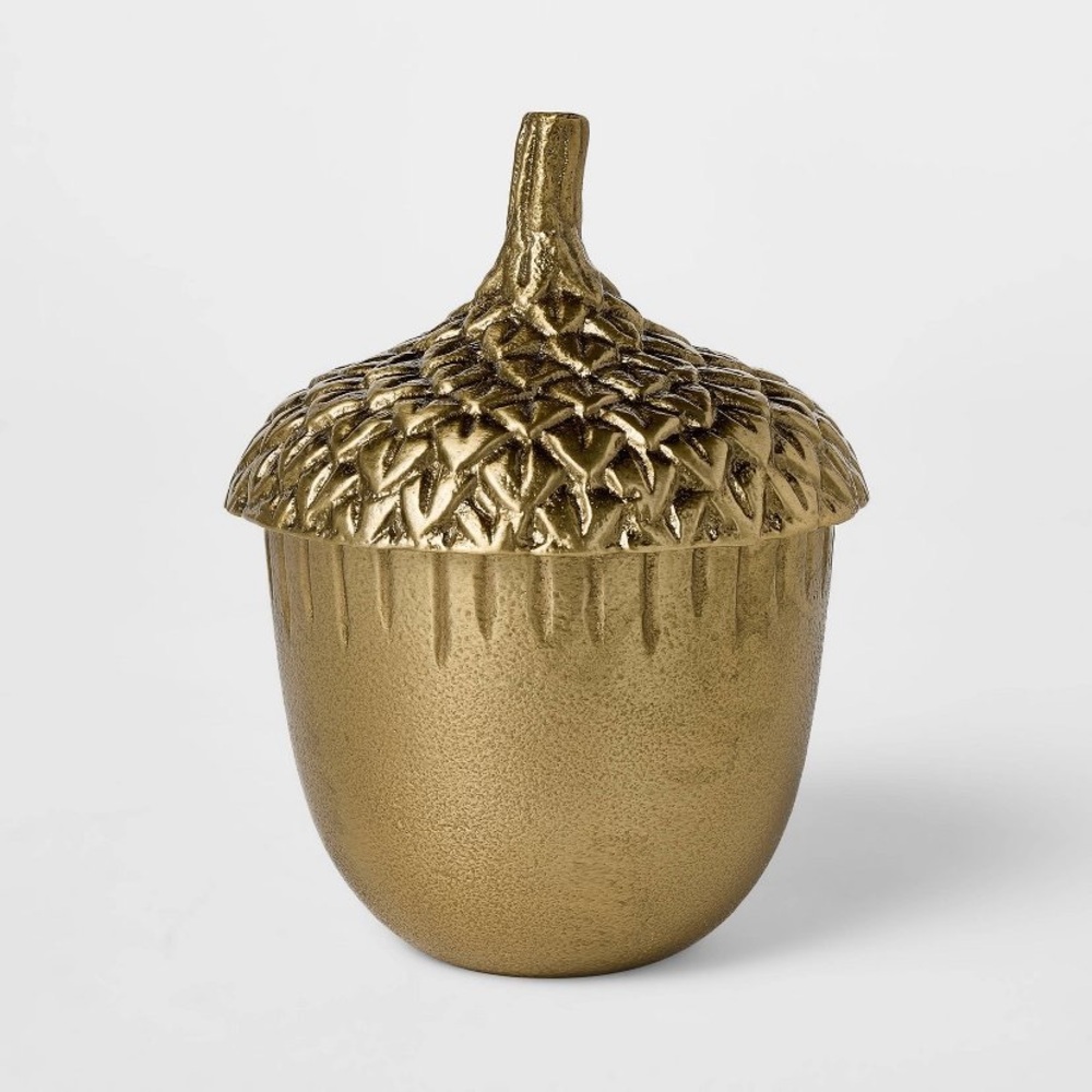 New Studio McGee Threshold Designed for Target Cast Metal Acorn Canister